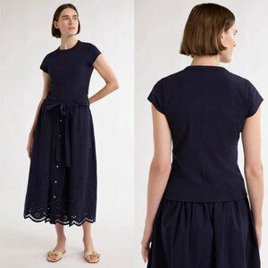 Free Assembly Women’s Cap Sleeve Tee | Relaxed Fit Cropped Top | XL(16/18) | NWT